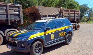 PRF apreende carga ilegal de madeira nativa da Amazônia em Porangatu