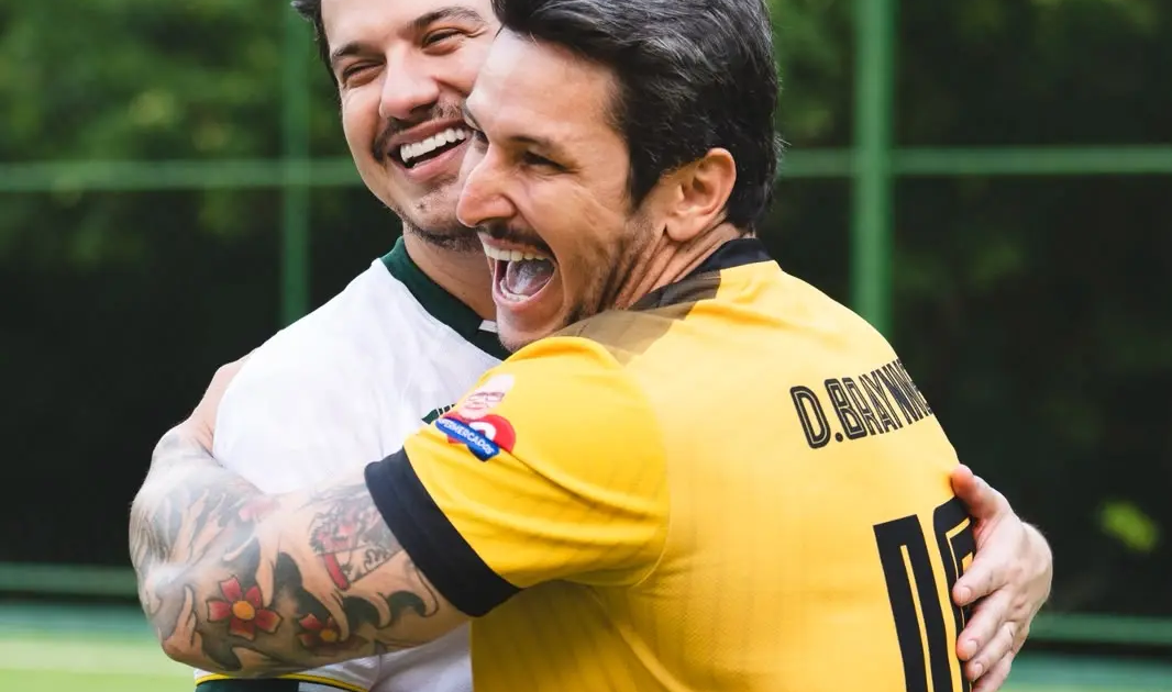 Hugo & Guilherme e Kamisa 10 vão se enfrentar em partida de futebol beneficente em Goiânia