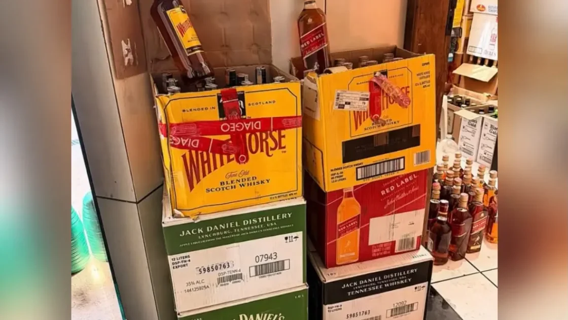 Homem revela como falsificava whisky e vendia garrafas por até R$ 60 em Goiânia; polícia apreende 600 unidades
